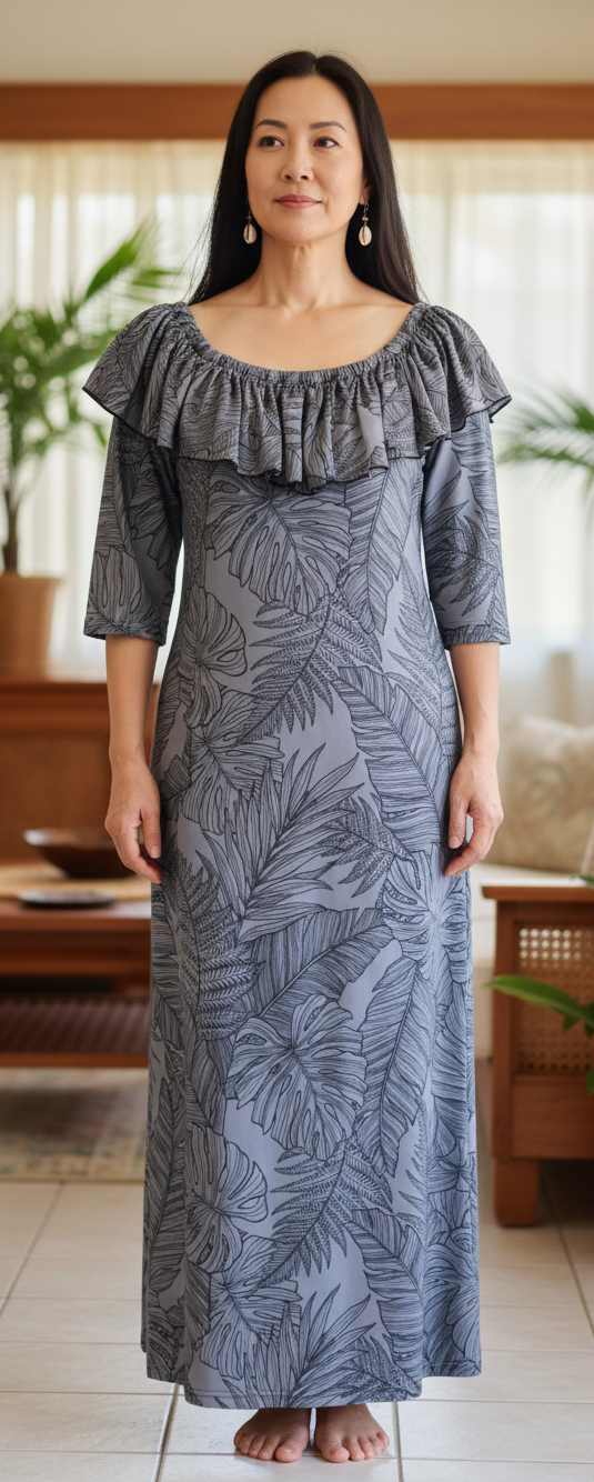 what is a mumu dress Tiki Tuesday: History of the Muumuu Cats Like Us %2042.5%20%20Large%20%2048%20 Mumu Dress Gold