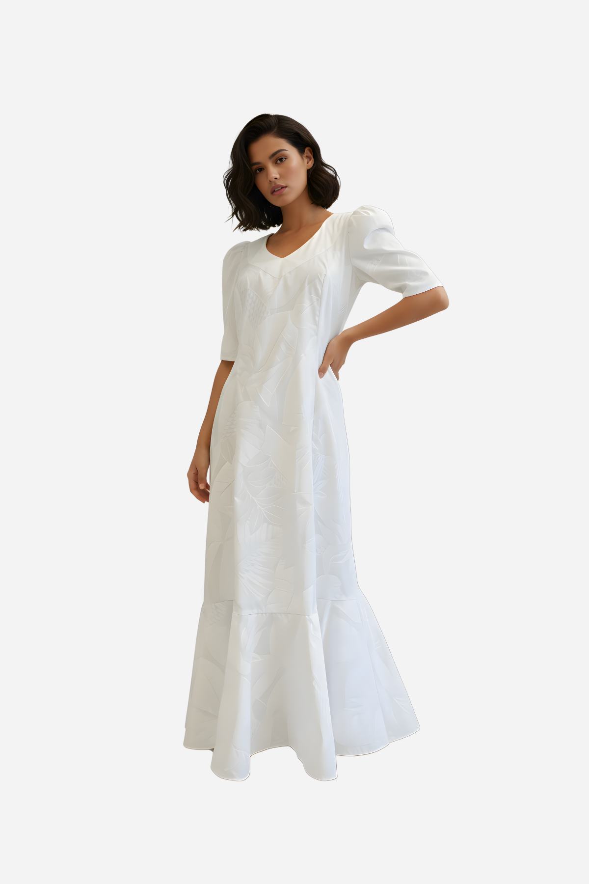short muumuu dress 70s Emerald Green Lustre House Dress - Short Muumuu Dress