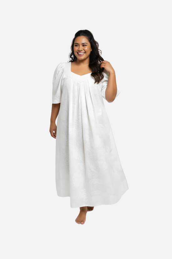 Amara White Muʻumuʻu – Muumuu Factory