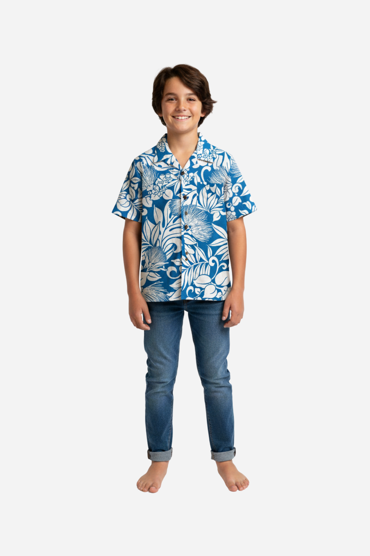 Koa Boys Aloha Shirt